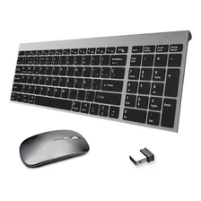  Bluetooth/usb Kit De Teclado Y Mouse Inalámbrico Español