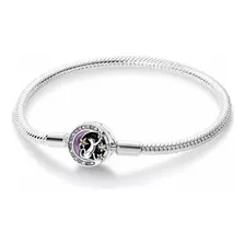 Pulsera Gatito, Plata Ley S925, 21 Cm + Caja De Regalo