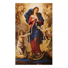 Quadros Decorativos Católico Mosaico Em Azulejo Ultra Brilho