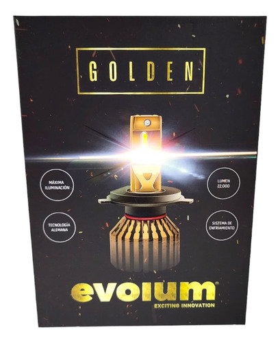 Kit Focos Leds Evolum Golden 22 Mil Lm Medida H11 Un Paso Foto 10