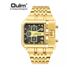 Reloj De Cuarzo De Lujo Empresarial Oulm Hp3364b