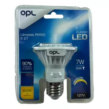 Lâmpada Par 20 Led E-27 127v Amarela Kit 10un - Opl