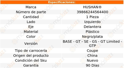 (1) Manija Puerta Interior Del Izq P/ Hyundai Tiburon 03/08 Foto 2