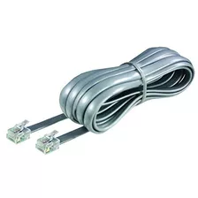 Softalk Cable De La Línea Telefónica De 15 Pies De Plata De 