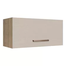 Armário Aéreo 70 Cm 1 Porta Basculante Rc Agata Madesa Cor Rustic/crema