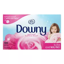 Lenço Downy Amaciante Para Secadora 120 Folhas 24hs