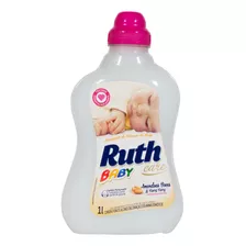 Amaciante Ruth Care Baby Amêndoas Doces & Ylang Ylang Em Frasco 1 L