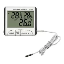 Higrômetro Digital Com Termômetro Temperatura Max E Min 