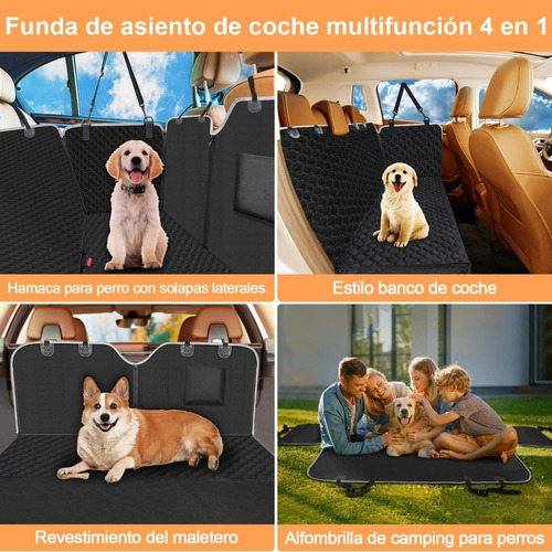 Cubre Asiento Para Perro Mascotas De Auto Funda Impermeable Foto 4