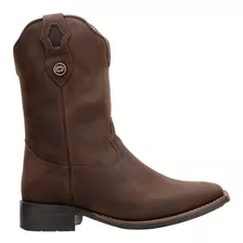 Bota Texana Feminina Em Couro Legitimo Confortavel 5200