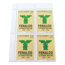  Estampilla Colombia Fenalco 1945 -1995