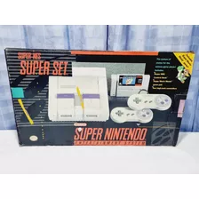 67- Super Nintendo Americano Serial Batendo Excelente Estado