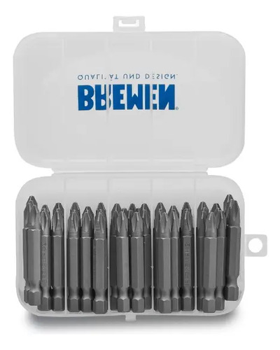 Punta Atornillador Phillips Ph2 X 50mm X50u Unidades Enc. 1/4 Bremen 7236