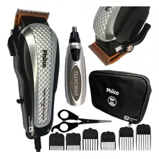 Cortador De Cabelo Pro 14w Philco E Depilador Nariz E Orelha