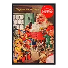 Cuadro Decorativo Navidad Coca Cola 