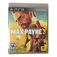 Max Payne 3 Ps3 Playstation 3 Original Física Pronta Entrega