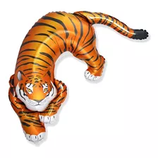 Balão Metalizado Tigre Selvagem - Flexmetal - (35 Cm)