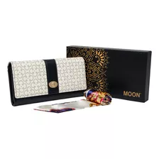 Billetera De Mujer Moon Pu En Caja C/ Tarjetero-011576