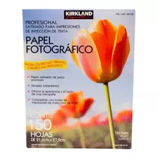 Papel Fotografico Satinado De 150 Hojas Tamaño Carta