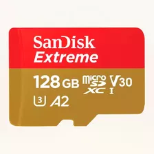 Cartão Sandisk Extreme 128gb 190mb/s V30 Original + Nf