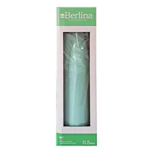 Botella De Agua Térmica Caramañola De Metal Berlina 500ml Color Verde