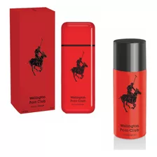 Combo Wellington Polo Roj (eau X 90 Ml + Deo X 150 Ml)