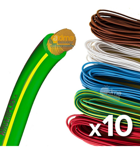 Cable Unipolar 4mm Argenplas Normalizado X Rollo 10 Metros!
