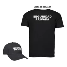 Conjunto Playera Y Gorra Seguridad Privada