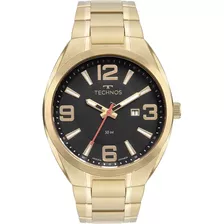 Relógio Technos Masculino Skymaster Dourado - 2117lev/1p Cor Do Fundo Preto