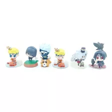 Set De 6 Mini Figuras Naruto M9 Naruto Anime De Colección