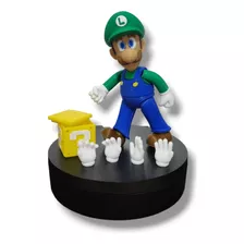 Muñeco Luigi - Super Mario Bros - Articulada Con Accesorios