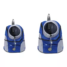 Mochila Para Perros Pequeños Azul Talla L