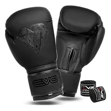 Evo Boxing Gloves With Hand Wraps For Men And