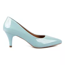 Scarpin Ptah! Salto Baixo 5cm Bico Fino Verniz Moda Atual