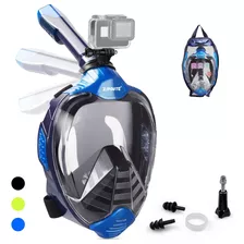 Zipoute Snorkel Mask Full Face, Full Face Snorkel Mask Adult