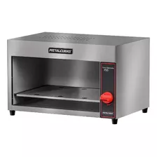 Forno Gratinador A Gás 45l Aço Inox Lã De Rocha Metalcubas