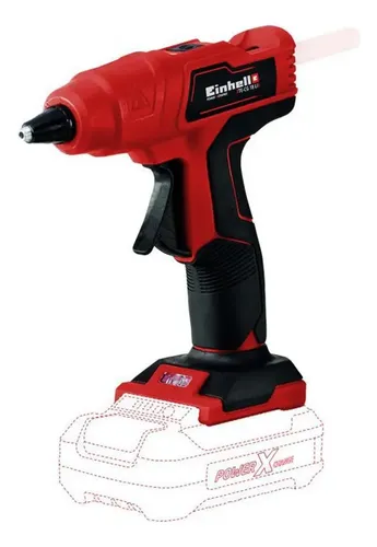 Pistola De Silicona Pegamento Inalambrica Solo Einhell Sin Bateria Con Barras De Silicona Te-cg 18 Li Solo