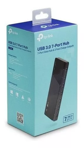 Hub Usb 3.0  7 Portas Tp-link Uh700  3 Portas De 1.5a V2