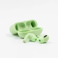 Auriculares Bluetooth In Ear Verde Económico Con Estuche