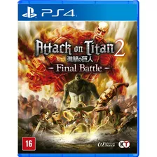 Jogo Ps4 Attack On Titan 2 Final Battle Game Novo