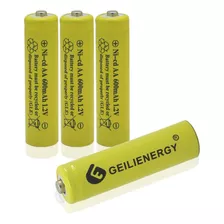 Geilienergy Baterias De Luz Solar Tamano Aa Nicd Aa 600mah 1