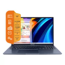 Notebook Asus Vivobook 16x Ryzen 7 512gb 12gb 16 Win11 Nnet