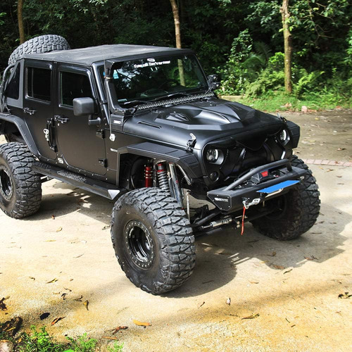 Maiker Cobra Series - Rejilla Frontal Para Jeep Wrangler Rub Foto 5