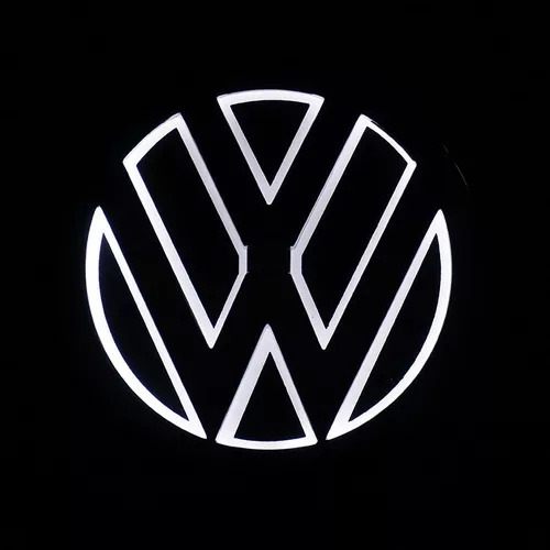 Logo Led Volkswagen 5d Rojo Vw Foto 10