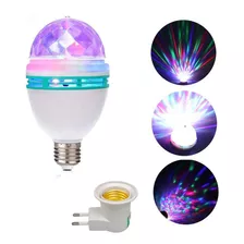 Lâmpada Led Globo Colorida Rotativa Giratória Festa Boat E27 110v/220v