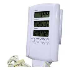 Termo-higrômetro Digital, Relógio E Despertador - Incoterm