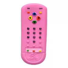 Mordedor Brinquedo Controle Remoto Macio Para Bebê Cor Rosa