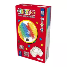 Brinquedo Connectubo 408 Peças 0,3 Cm Multikids - Br1398