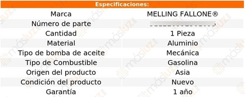 1-bomba Aceite Mercury Brougham 8 Cil 6.7l 67 Foto 2