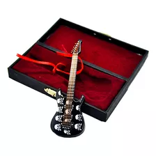 Mini Instrumento Musical Guitarra Caveira Decorativo